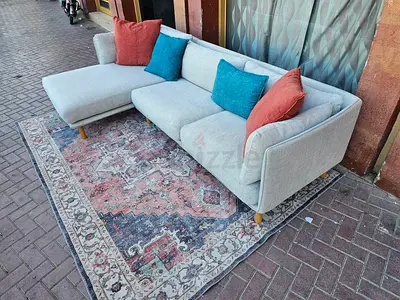 Wells L shape Cratebarrel sectional sofa