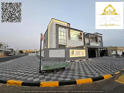 Own a modern corner villa on two streets, with a price that includes air conditioning, registration fees, and ownership, directly on Sheikh Ammar Stre