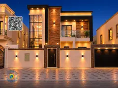 For sale: Modern 3-bedroom villa with super deluxe finishing in Al Yasmeen area, Ajman. Freehold . B