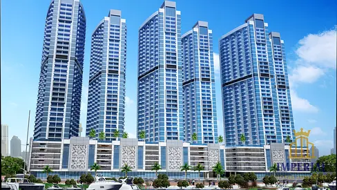 شقة غرفه وصاله للبيع في Creek Tower 2 | 1076 قدم² | طابق مرتفع | خطة سداد مرنة مباشرة من المطور