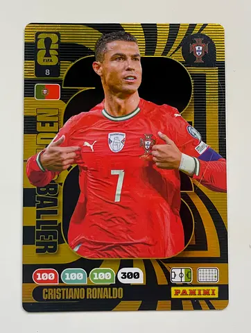 Panini Golden Baller Football Trading Card (Collectors Card)