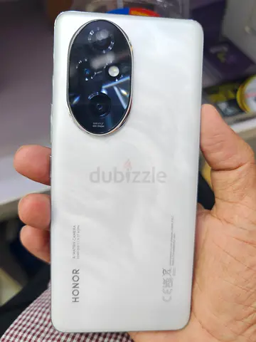 Honor 200 Pro smartphone in good condition - white, dual SIM
