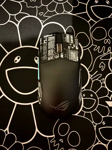 Asus Rog harpe ace Custom Graphic Wrap and Side Buttons - best Condition