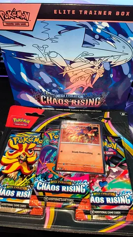 Pokemon Trading Card Game Chaos Rising Elite Trainer Box and Blister Pack