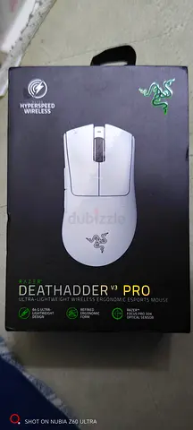 Razer DeathAdder V3 Pro Wireless Gaming Mouse - White