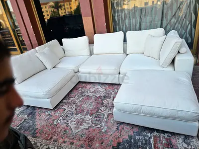 Marina home Modular sofa with footstool