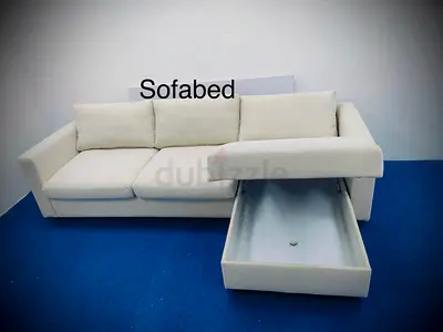 Perfect condition IKEA vimle beige color sofabed with storage