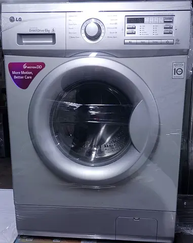 LG Front Load Washing Machine 6kg - Silver, Good Condition