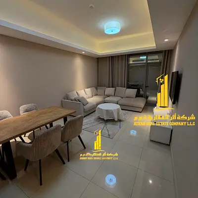 Luxury apartment for monthly rent, two bedrooms and a hall with a open view,fully furnished with high-end hotel furniture and a fully equipped kitchen