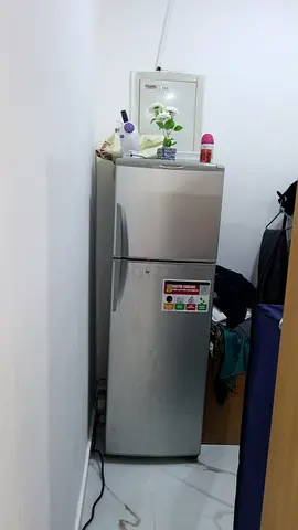 Silver Double Door Refrigerator