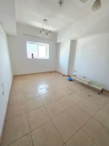 Studio apartment for annual rent in Ajman, Al Nuaimiya. 2 built-in wardrobes, gym, free pool, and kids' area.