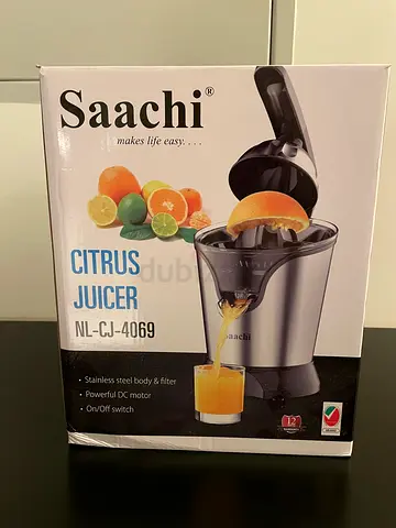 Saachi Stainless Steel Citrus Juicer - NL-CJ-4069, Like New
