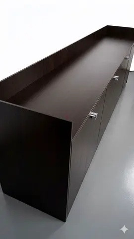 Large Modern Wenge Dining Room Cabinet – 265cm