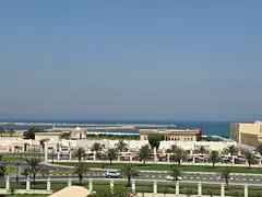 apartment two bedroom and hall four anuwal rent in al quliaa aria two balkone sea view master roome
