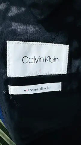 Calvin Klein mens extreme slim fit suit jacket - navy