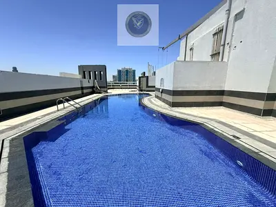 Two bedroom and hall for annual rent in Al Majaz 2 Sharjah panoramic views gym swimming pool free p