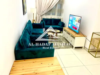 For monthly rent: two bedroom and a hall in Al khan with free internet