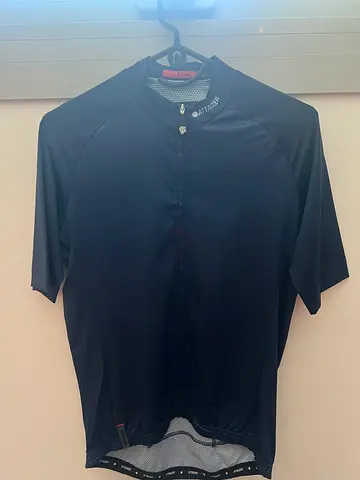 Attaquer Mens Navy Short-Sleeve Cycling Jersey - Size L