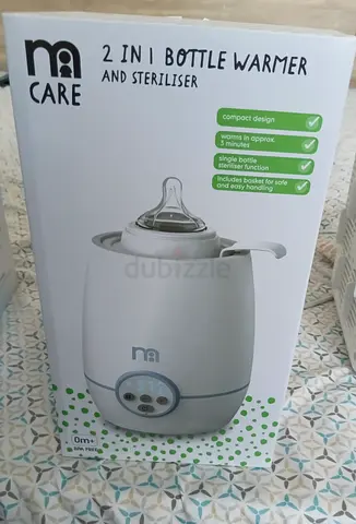 MA Care 2-in-1 Bottle Warmer and Steriliser - Compact, Single Bottle