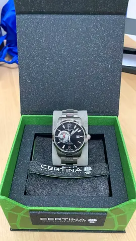Certina Men’s Stainless Steel  Watch with Box and papers