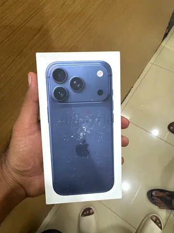 Used iPhone 17 Pro (Blue) in original box- new seal pack, non active, INDIAN Specs