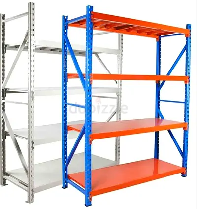 Heavy Duty Industrial Storage Racks - Boltless Shelving Units (Set of 2)