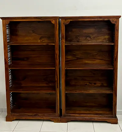 Marina solid wood bookcases