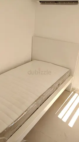 Ikea Malm Single bed frame with mattress - good condition