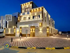 Luxury corner villa 6BR with roof , including registration fees, in Al Zahiyah, Freehold . Bank fina
