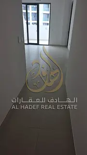 A distinctive apartment for rent in the most beautiful city of Sharjah, with a sea view, a master be