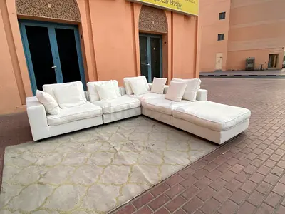 Marina Home modular sofa with footstool