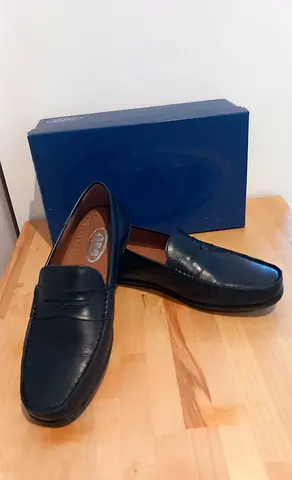 Mens Black Loafer Size 41