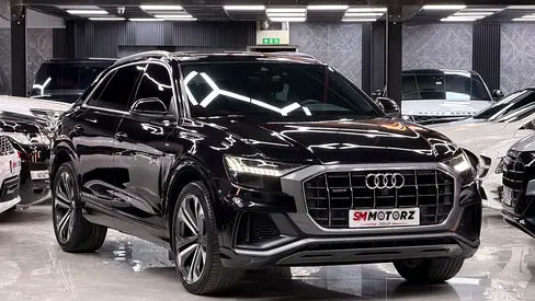 2019 GCC AUDI Q8 55TFSI S-LINE AGENCY SERVICE HISTORY GCC SPECS