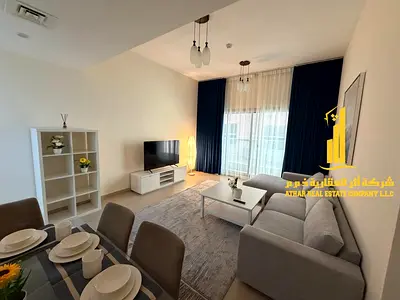 ✨ Luxury apartment for monthly rent, one bedroom and a hall with an open view, fully furnished with elegant furniture and a fully equipped kitchen