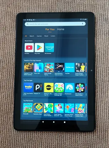 AMAZON FIRE HD 10 TAB 13TH GENERATION 32GB, 3GB BLACK