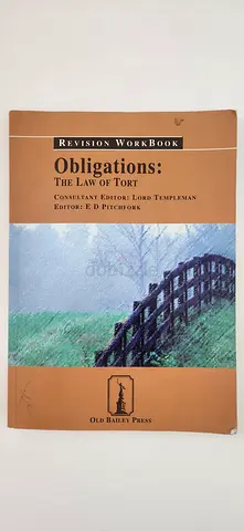 Obligations: The Law of Tort - Revision Workbook (Old Bailey Press)