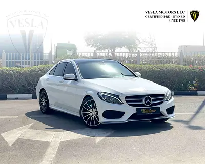 AMG PACKAGE / RED LEATHER + SUNROOF + NAVIGATION + LANE ASSIST + CRUISE CONTROL + AUTO PARK / GCC