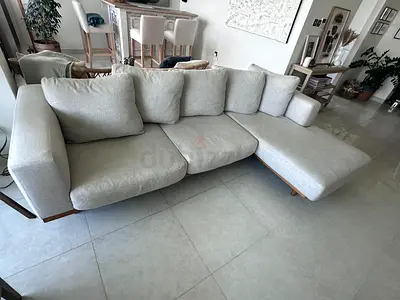 Pm Me If Anyone Interested West elm Feather 🪶 Filled Newport L Shape Sofa