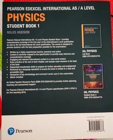 Pearson Edexcel International AS/A Level Physics Student Book 1