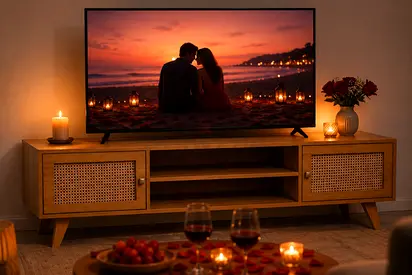 Rattan tv unit for sale