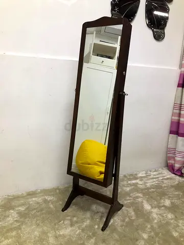 Standing Mirror with jewelry combination
