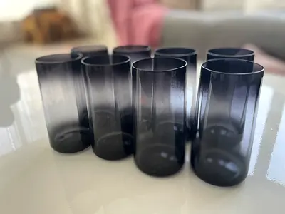 Black faded glasses