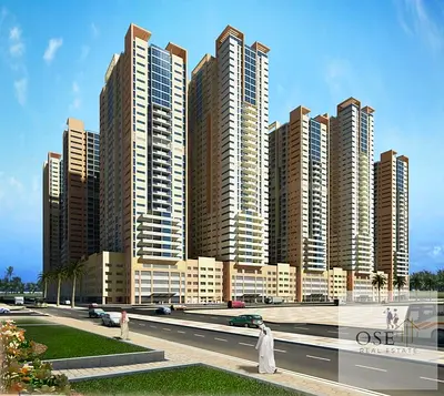 2BHK for Sale in Ajman One Tower T6 1456 sqft Vacant Ready to Move Full Facilities Cash Price 560K
