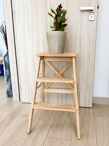 IKEA Wooden Folding Step Stool in mint condition for sale