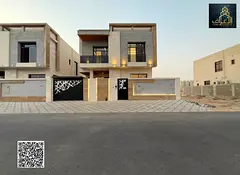 Luxury villa for rent in Al Yasmin area - Ajman, 5 master bedrooms with a majlis and a large living