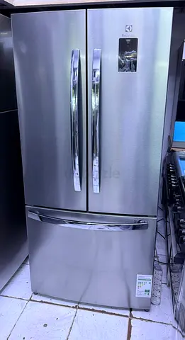 Electrolux stainless steel French door fridge for sale. Excellent working condition with bottom free