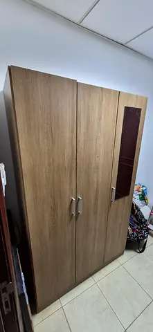 Wardrobe  Homecentre 3 door wooden with mirror