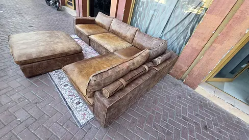 Marina home leather Sofa