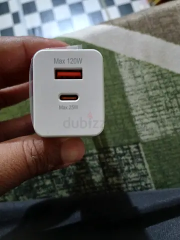 Mobile phone adapter 120W and second  port 25W max