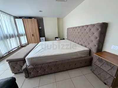 Super king size Bed  mattress with side table and big size storage - 1750